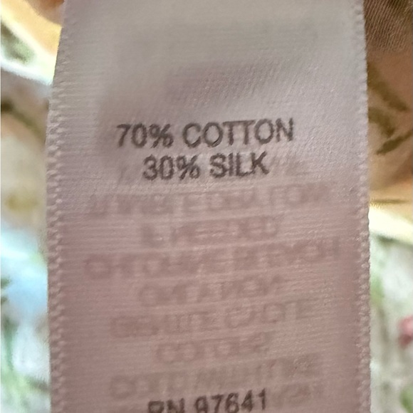 J Jill Silk blend floral blouse Sz M Tall - Picture 8 of 8